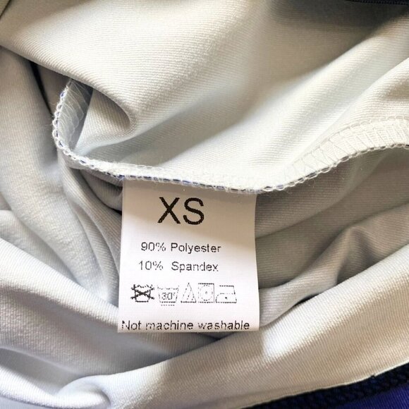 NWOT AMY SHEHAB PURPLE BLUE EYE OF GIZA BACKLESS MIDI BODYCON PENCIL DRESS - S - Picture 11 of 11